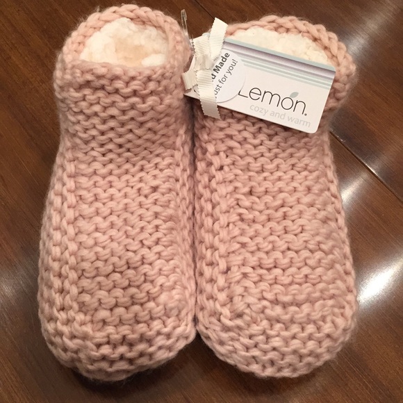 Lemon Shoes Knit Slipper Bootie Luxurious Poshmark